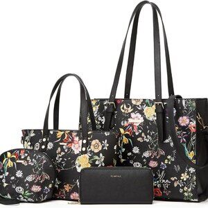 Women Fashion Synthetic Leather Handbags Tote Bag Shoulder Bag Top Handle Satche